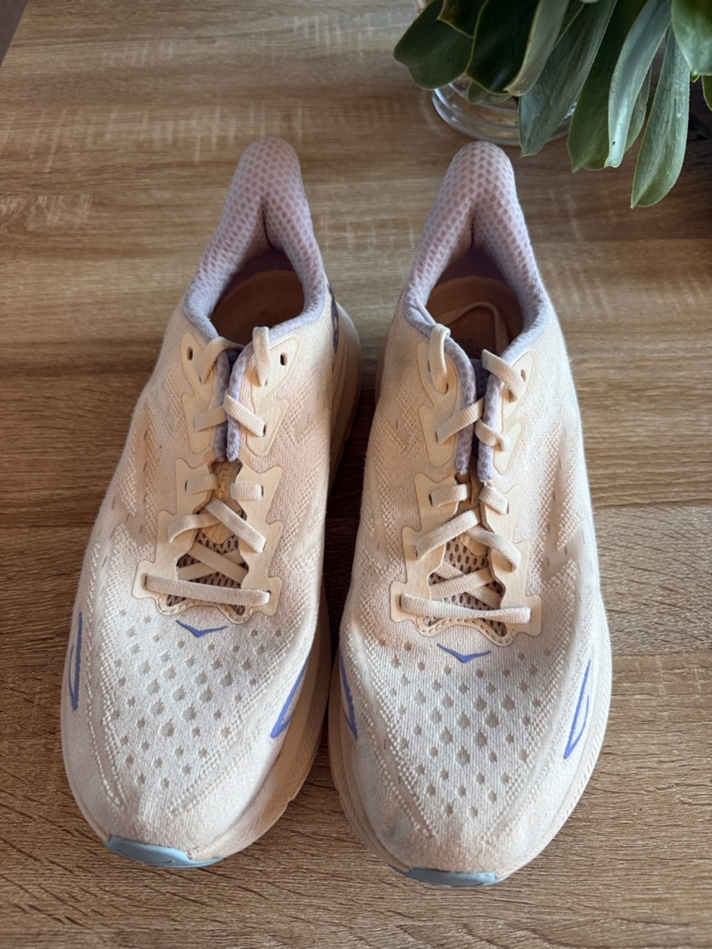 Hoka Tan and Gray Trail-Style Outsoles